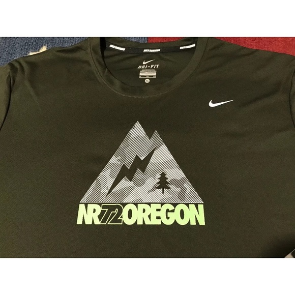 Vintage Nike Tech NR72 OREGON RUNNING Dri-fit Shirt XL Acg Max Sb Kb Track Field - Picture 6 of 11
